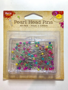 Pearl Head Pins 100pk, 34mm x 65mm